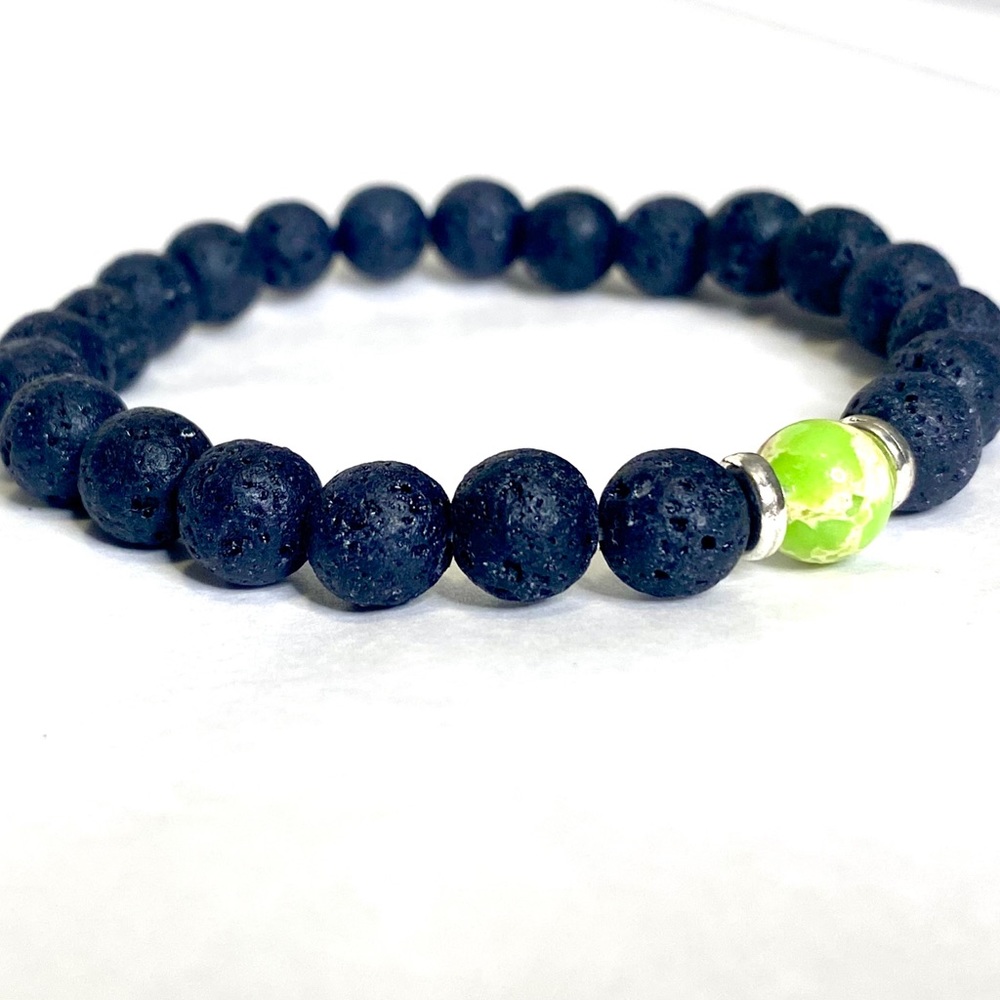 Boutique NWOT LAVA ROCK BRACELET
